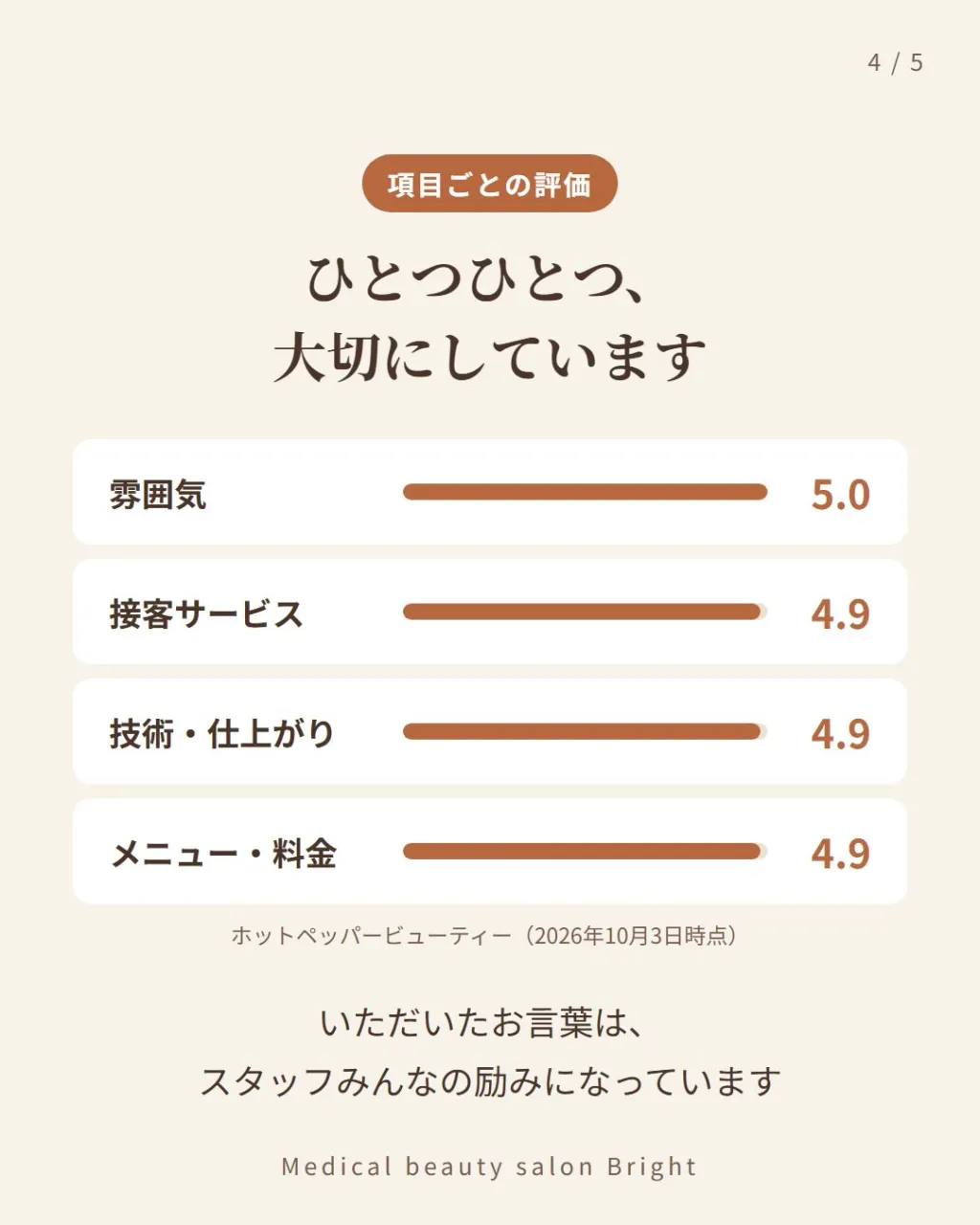 こんにちは、ブライトのスタッフです🌿